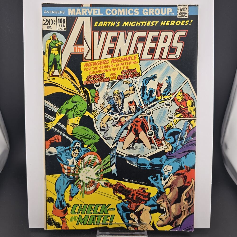 Avengers #108 1973 - Marvel Comic Book